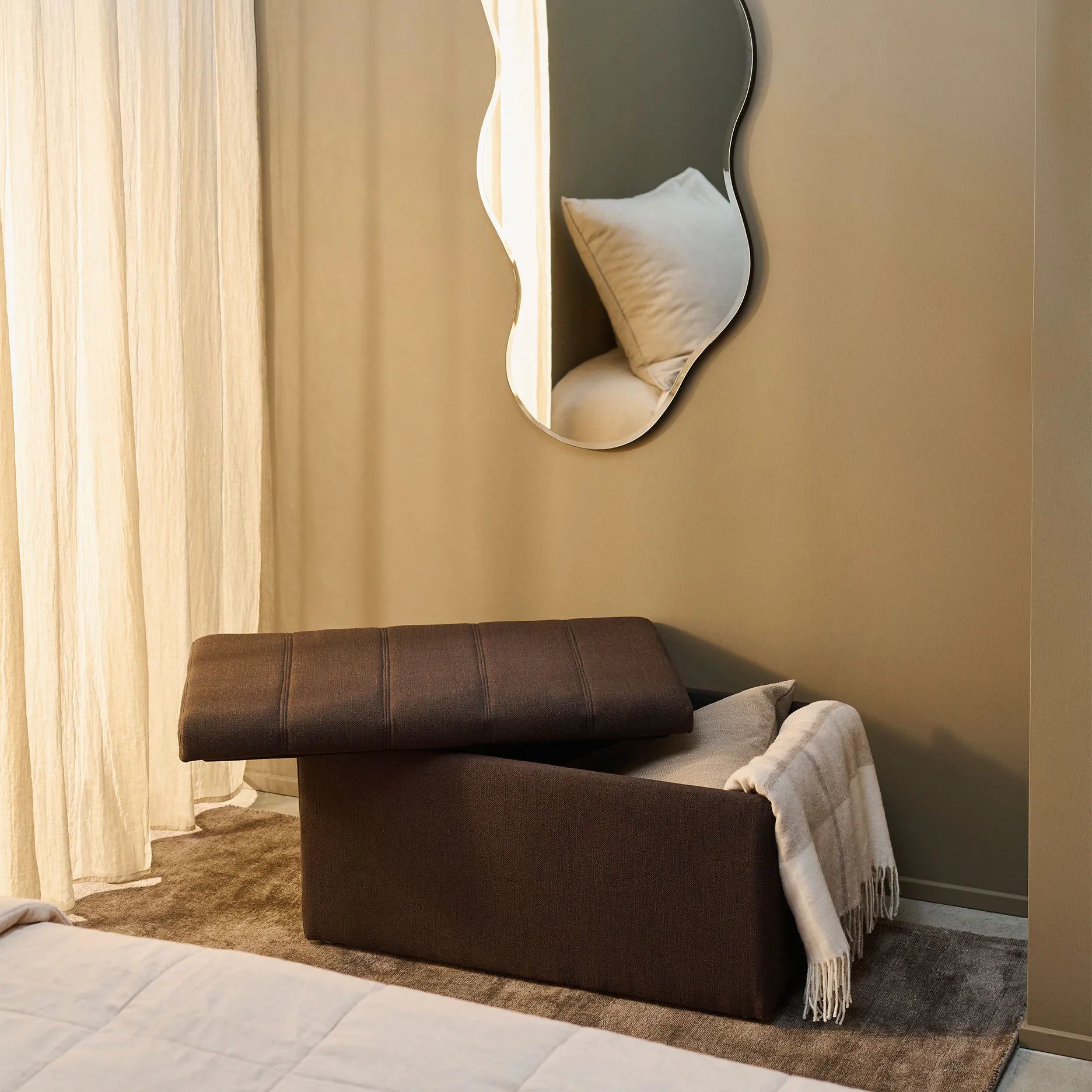 Fiona Aufbewahrungsbank Dunkelbraun